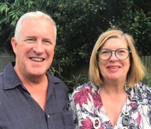 Paul Sutton and Suzie Coghlan